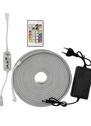 Готовий набір неонової стрічки prolum™ 12v 6x12 5m rgb full color