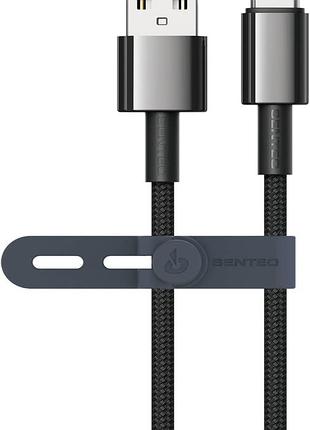 Кабель senteo sm-08 infinity usb-a to type-c 1.2 м чорний