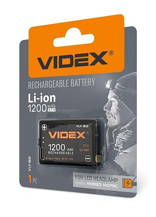 Аккумулятор videx li-ion vlf-b12 (с защитой) 1200 мач, 1 шт., в блистере