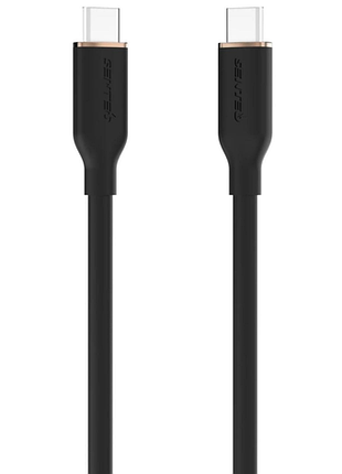 Кабель senteo sl-01 serpens type-c to type-c 1 м 100 w чорний