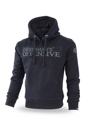 Худі чоловіче dobermans aggressive offensive (xxxl)