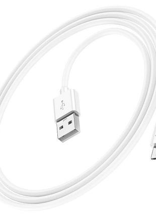 Кабель hoco x87 usb-a to micro-usb 1 м білий