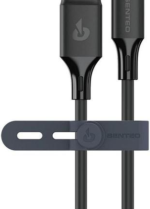 Кабель senteo sl-08 nano usb-a to type-c 1 м чорний