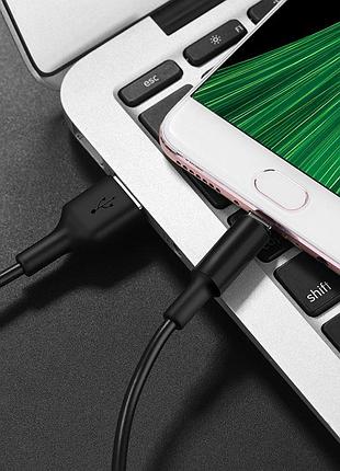 Кабель hoco x25 1 м micro-usb чорний 4