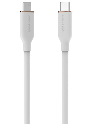 Кабель senteo sl-02 serpens (mfi) type-c to lightning 1 м білий