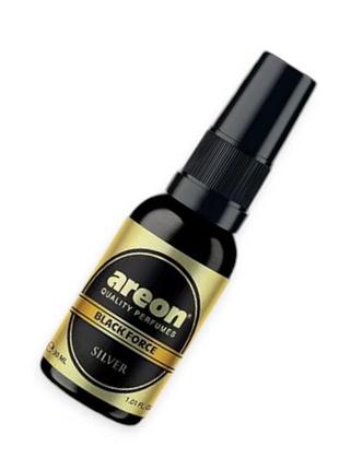 Ароматизатор спрей areon parfume black force 30 мл "silver"