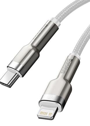 Кабель baseus cafule series metal data cable type-c to ip 2m 20 w білий 5