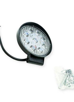 Фара дополнительная led круглая 110x20 (дм ш) 27w комбинированый