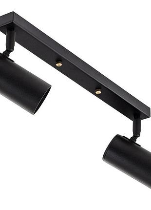 Світильник стельовий (спот) pelikan gu10 1202 чорний, atmolight