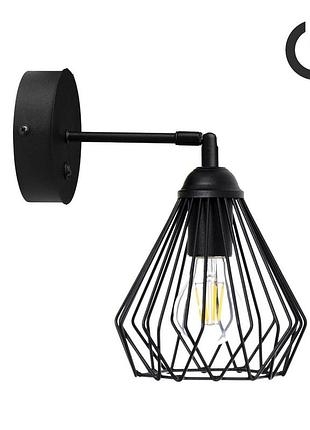 Бра з вимикачем dribble w160bt чорний, atmolight