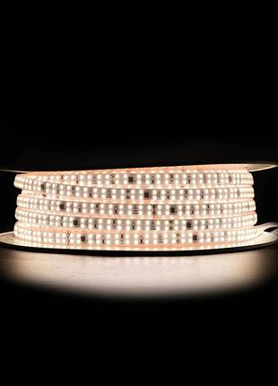 Світлодіодна led стрічка prolum 2835240 ip67 220v series s нейтральний-білий 3800-4300k