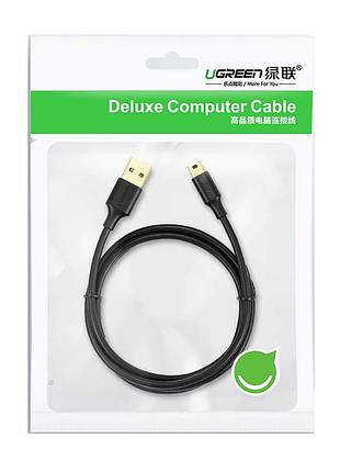 Кабель ugreen us132 0.5 м чорний 2