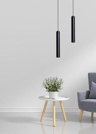 Світильник підвісний (люстра) chime gu10 p57400 stoneчорний, atmolight