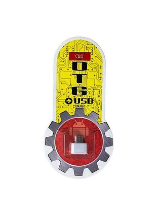Usb-хаб перехідник case lab usb otg cq-04 type-c білий