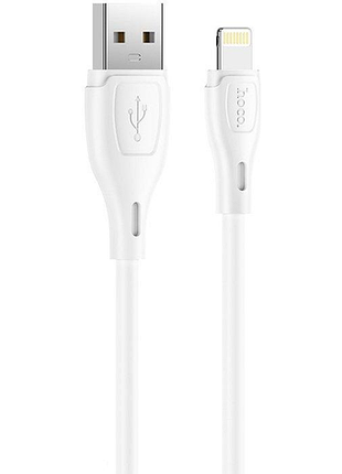 Кабель hoco x61 usb-a to lightning 1 м білий