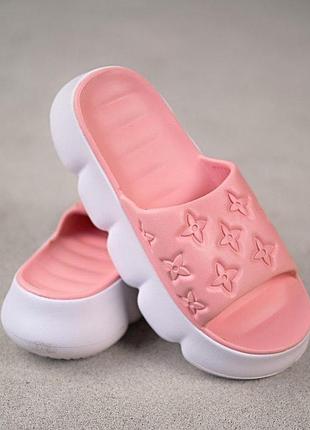 Жіночі тапочки flowers pink пп7790