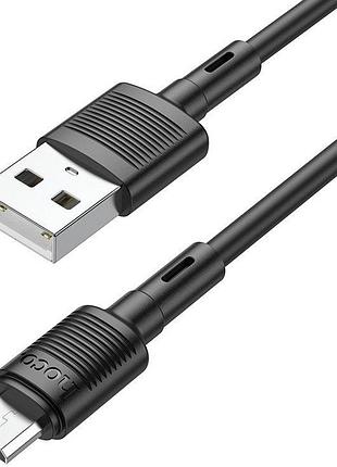 Кабель hoco x83 victory usb-a to micro-usb 1 м чорний 2