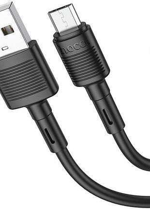 Кабель hoco x83 victory usb-a to micro-usb 1 м чорний 3