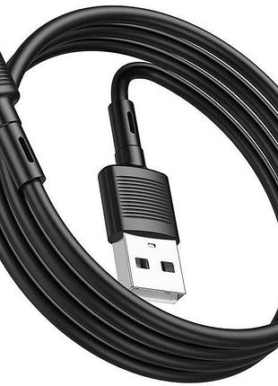 Кабель hoco x83 victory usb-a to micro-usb 1 м чорний 4