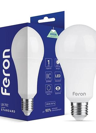 Світлодіодна лампа feron lb-702 12вт e27 4000k