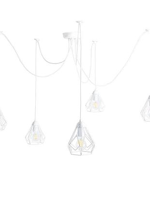 Люстра павук (підвісний світильник) bevel spider5 білий, atmolight