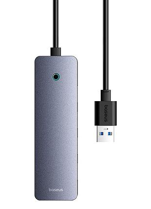 Usb-концентратор baseus ultrajoy lite 0.5 м сірий 3