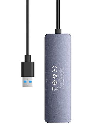 Usb-концентратор baseus ultrajoy lite 0.5 м сірий 4