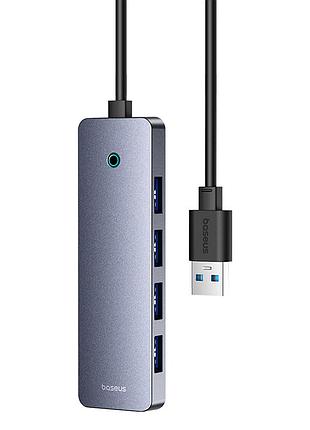 Usb-концентратор baseus ultrajoy lite 0.5 м сірий 5