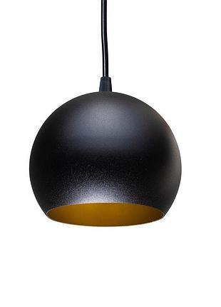 Світильник підвісний (люстра) bowl p150 чорний, золото, atmolight