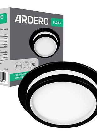 Вбудований світильник ardero dl2813 під лампу чорний