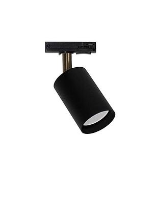 Трековий світильник стельовий тrack chime gu10 t90 чорний, atmolight