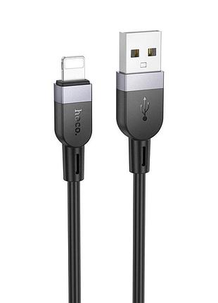 Кабель hoco x109 usb-a to lightning 2 м чорний