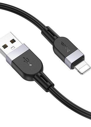 Кабель hoco x109 usb-a to lightning 2 м чорний 3
