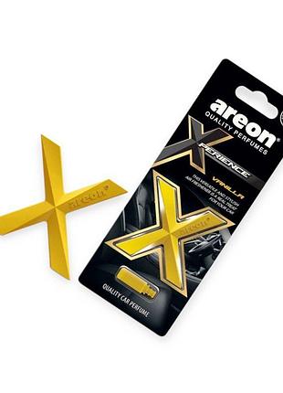 Ароматизатор на обдув буква x areon xperience "vanilla"