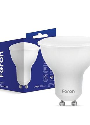 Світлодіодна лампа feron lb-240 4вт gu10 4000k