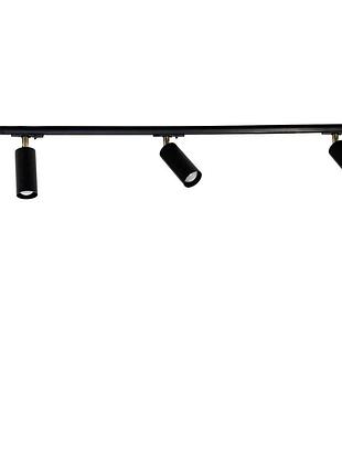 Трековий світильник на три плафони стельовий track3 chime t11010003 чорний, atmolight