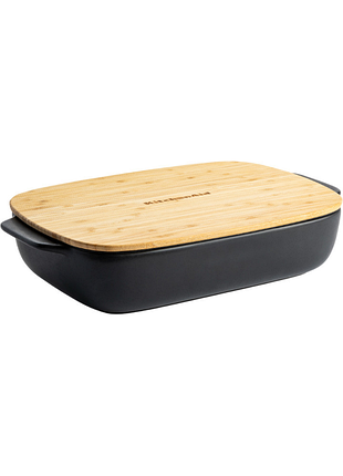 Форма для выпечки kitchenaid matte oven-to-table cc004969-001 31x18.5x6 см черная 5168216