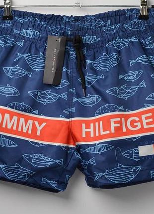 Плавки tommy hilfiger blue плавальні шорти томмі шорты плавательные мужские шорти для спорту m