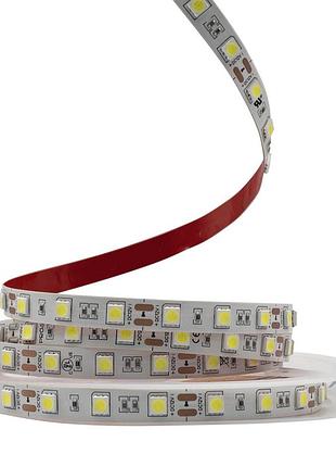 Світлодіодна led стрічка prolum™ 12v 5050\60 ip20 series "sg" білий (5500-6000к)
