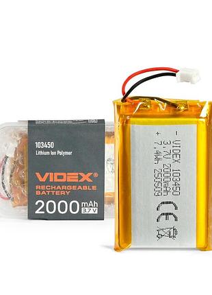 Аккумулятор videx li-pol vlf-b103450-20 2000 мач, 1 шт.