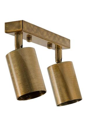 Світильник стельовий (спот) chime gu10 902 брошований, золото, atmolight