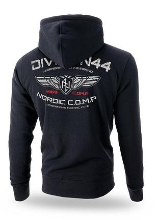 Мужская толстовка черная dobermans aggressive division 44 bz122abk худи на молнии с капюшоном (m) xxxl