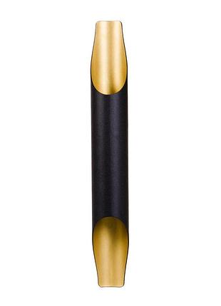 Бра (настенный светильник) bat ws57х450 черный, золото, atmolight