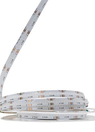Світлодіодна led стрічка prolum™ 24v ip20 сов 768led series "sg" rgb