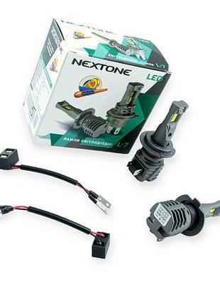 Автолампа led h7 12v nextone l7 25w 6000k 6000l радиатор