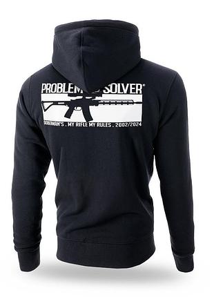 Мужская толстовка на молнии с капюшоном dobermans aggressive solver черная оригинальная худи доберман агресив xxxl