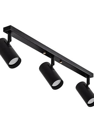 Світильник стельовий (спот) pelikan gu10 1203 чорний, atmolight