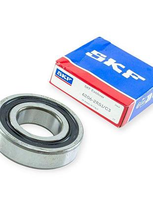 Підшипник опори карданного валу газель 180206 (6206) skf c3