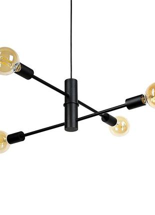 Люстра (світильник підвісний) orbi star е27 p4 635205 чорний, atmolight