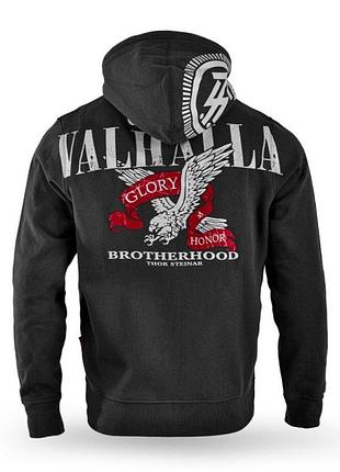 Толстовка мужская на молнии с капюшоном thor steinar valhalla черный (m) xxl